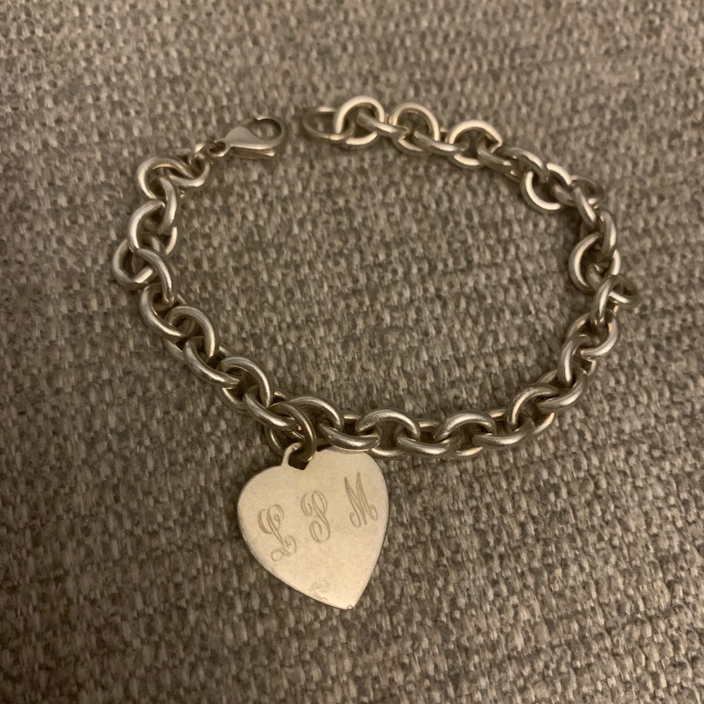 Silver link bracelet